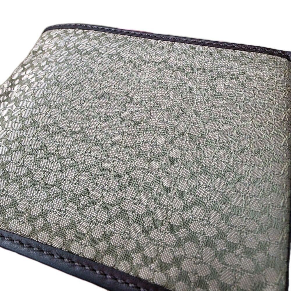 Coach Men’s Thin Bifold Wallet Genuine Leather Card Holder - Picture 2 of 13